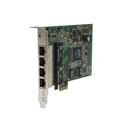 Oring Industrial Networking UPCIe bus 4x 10/100/1000TX RJ-45 Ethernet Switch Card IGCS-E140